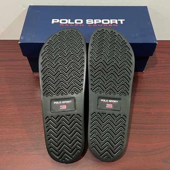 Ralph Lauren Polo Sport Slide, 809841217002, Black - Picture 9 of 11